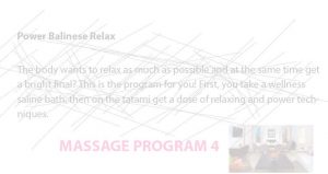 Massage program 4